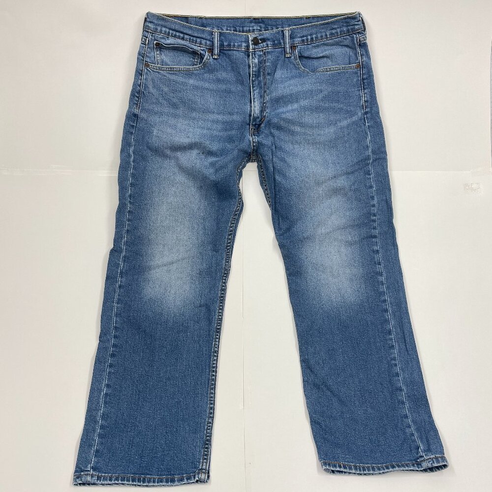 Levi's 505 Regular Fit Straight Leg Blue Jeans Size 38x28